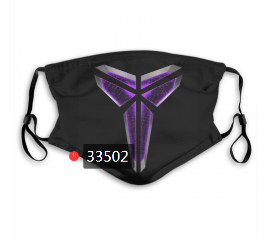 2021 NBA Los Angeles Lakers #24 kobe bryant 33502 Dust mask with filter->nba dust mask->Sports Accessory